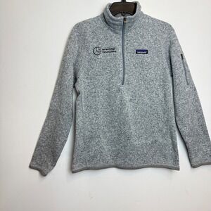 Patagonia Better Sweater Womens birch white Medium NWT (LOGO)